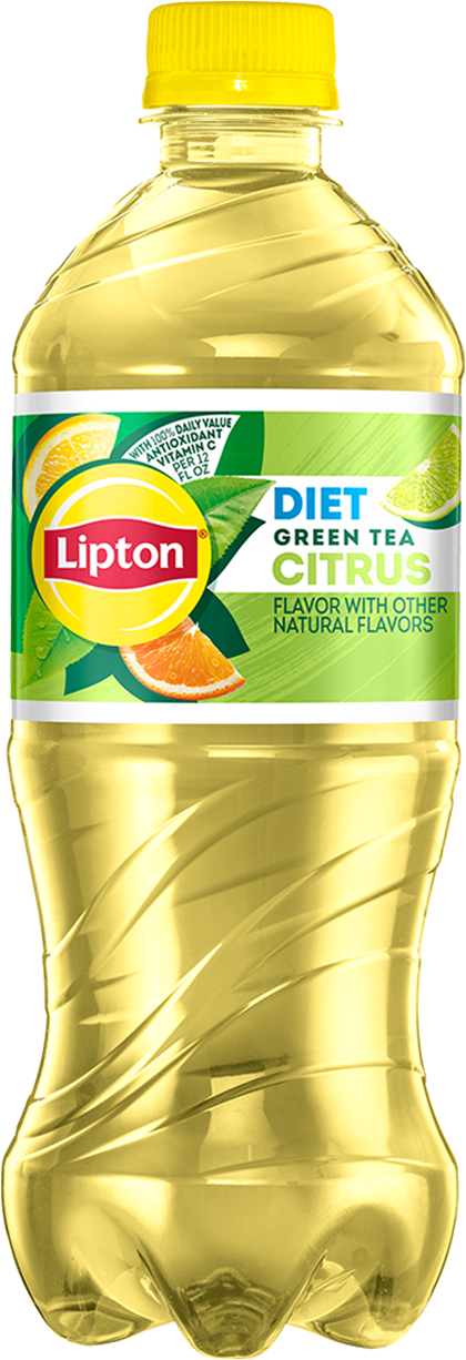 Lipton Diet Green Tea Citrus 16.9 Fl Oz 12 Count Bottles
