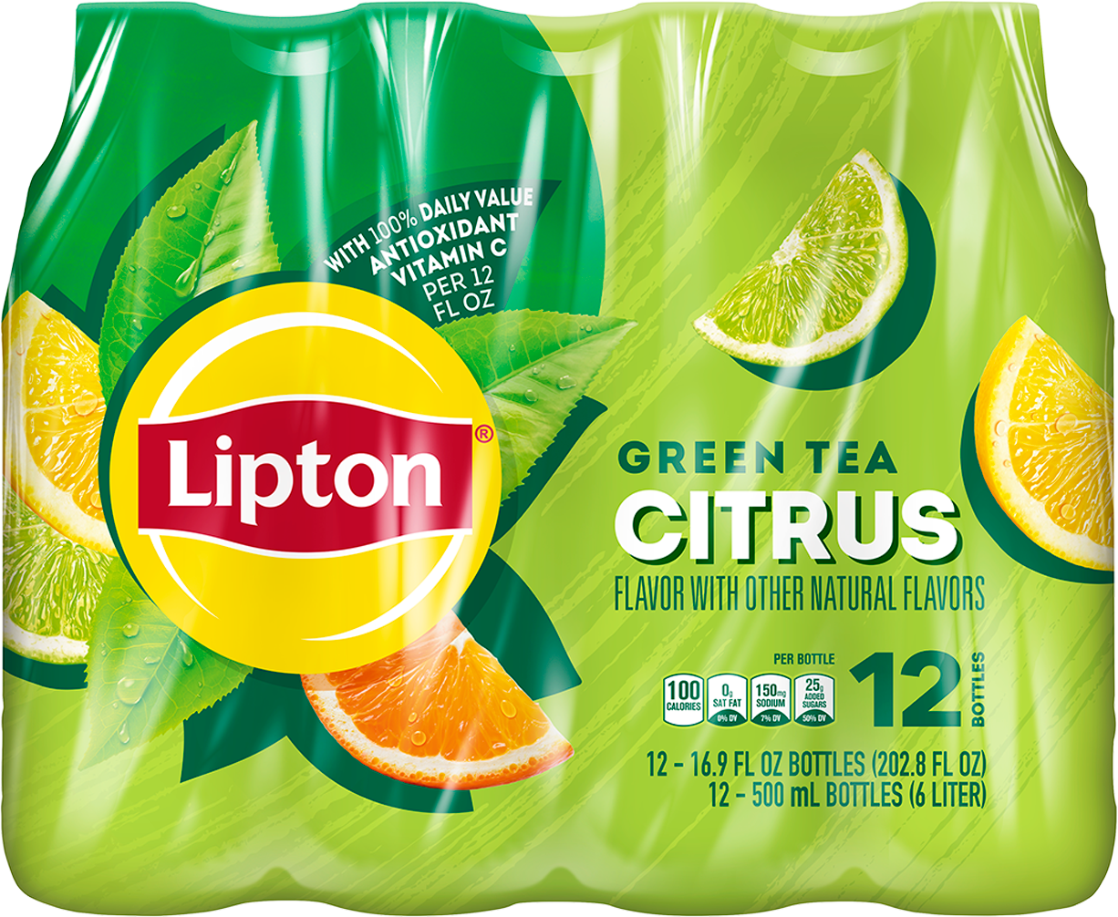 Lipton Iced Tea Green Citrus Ingredients Nutrition Refreshment