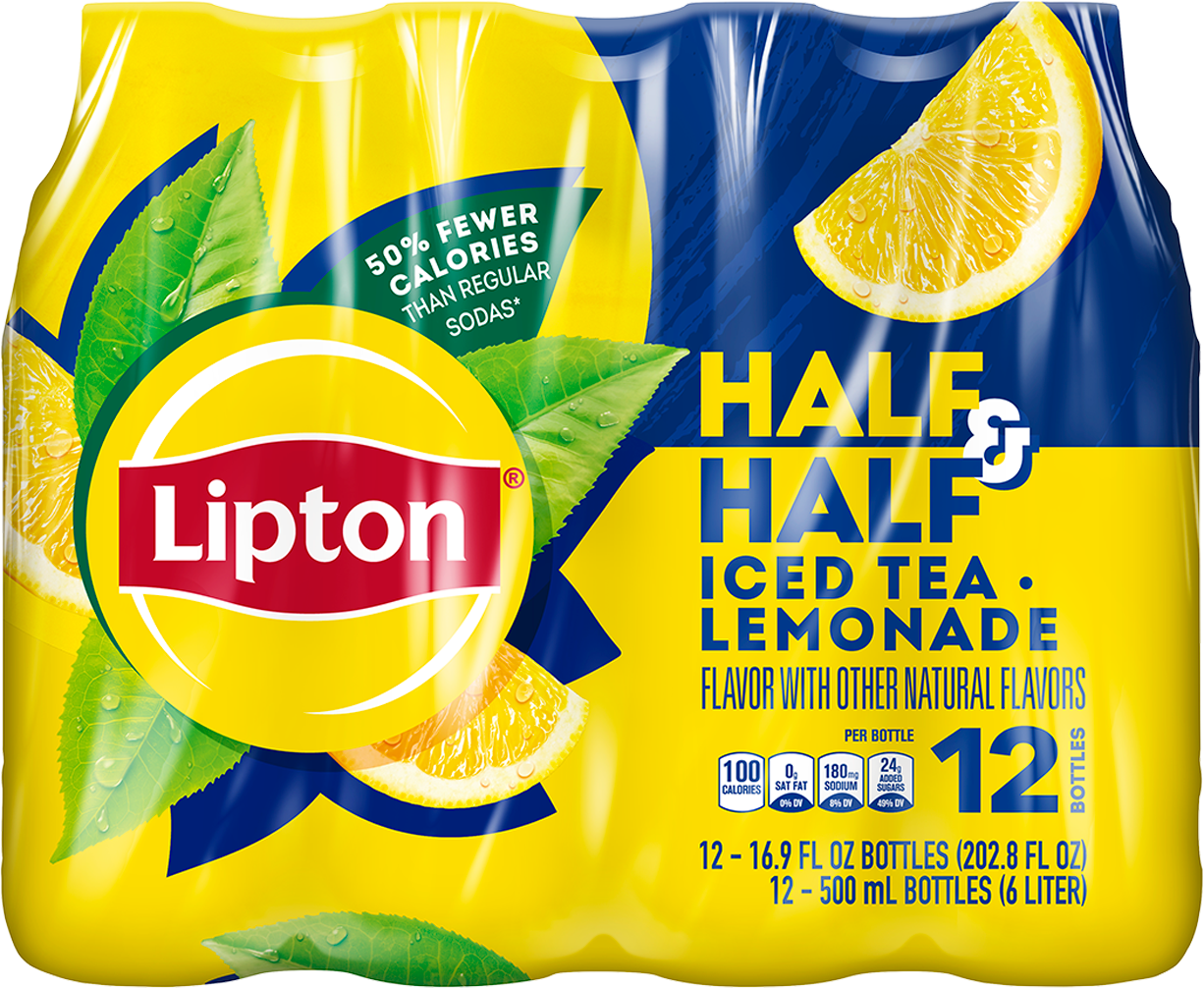 Lipton Half & Half Ice Tea and Lemonade PET 12x16.9 OZ