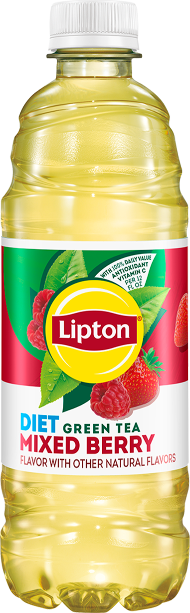 Lipton Green Tea, Watermelon - 12 pack, 16.9 fl oz bottles