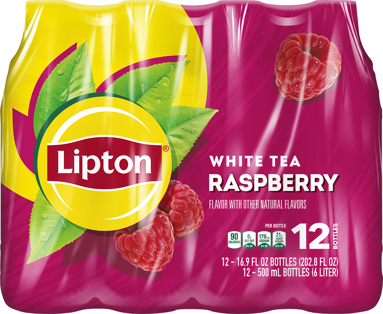 Lipton White Tea Raspberry 12x16.9 OZ.